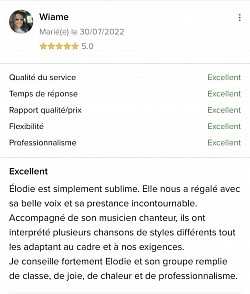 Animation mariage